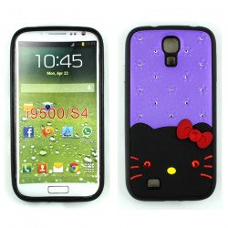 Samsung Galaxy S4 Diamond Kitty Case (Purple)